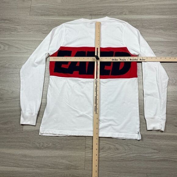 Undefeated Shirt Mens Medium White Spell Out Long Sleeve Sports - Picture 7 of 10